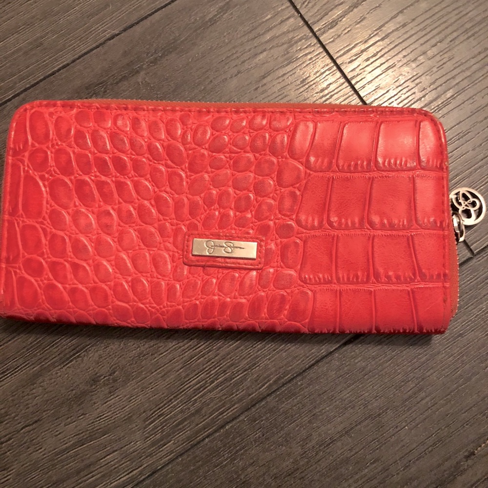 Jessica Simpson wallet coral